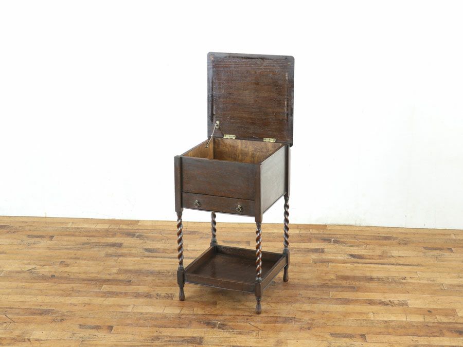 イギリスアンティークソーイングボックス 59587