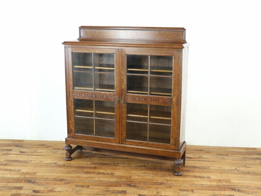 イギリスアンティーク家具ブックケース 59899