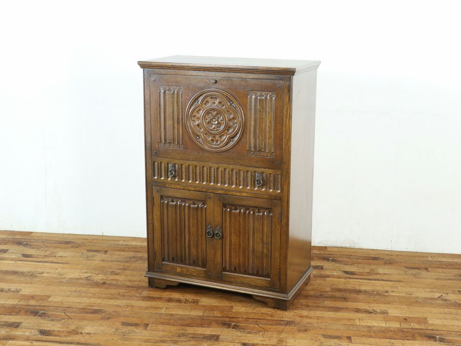 イギリスアンティーク家具キャビネット 59845