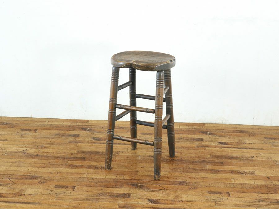 イギリスアンティーク家具ハイスツール 59860a