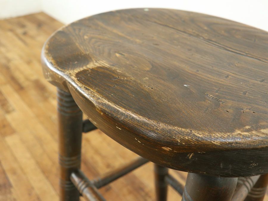 イギリスアンティーク家具ハイスツール 59860a