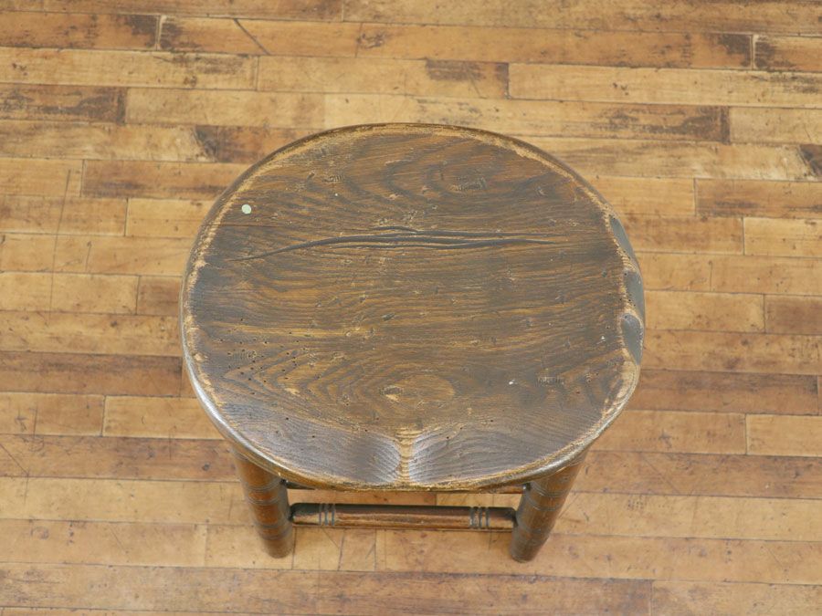 イギリスアンティーク家具ハイスツール 59860a