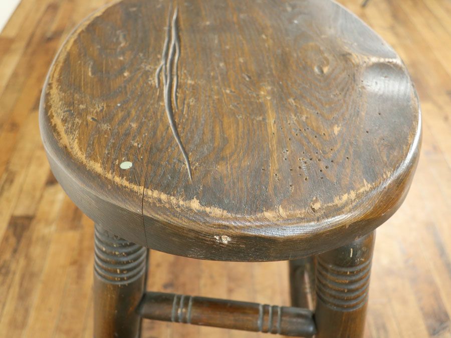 イギリスアンティーク家具ハイスツール 59860a