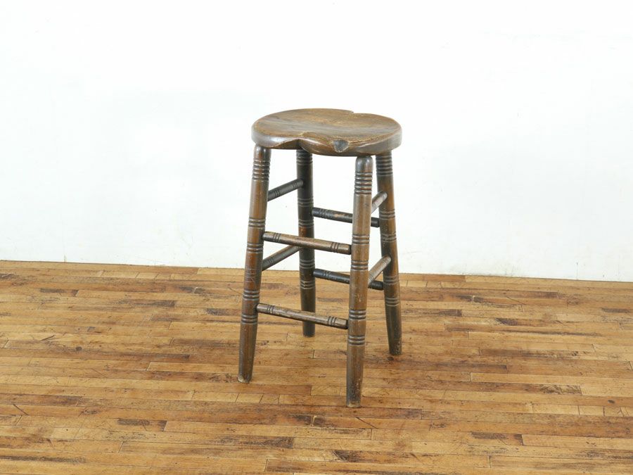 イギリスアンティーク家具ハイスツール 59860b
