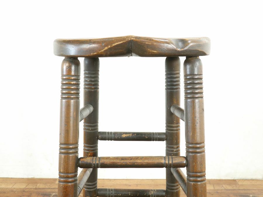 イギリスアンティーク家具ハイスツール 59860b