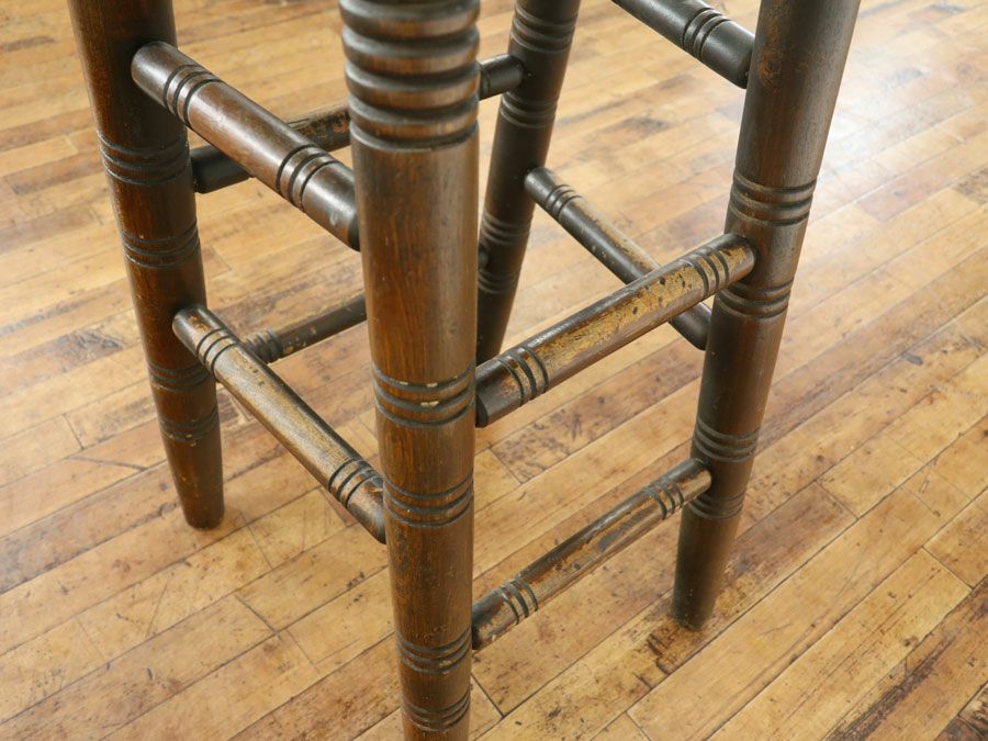 イギリスアンティーク家具ハイスツール 59860b