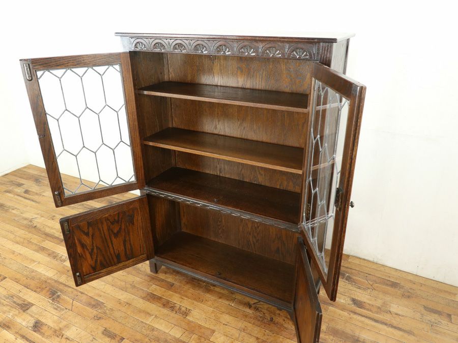 イギリスアンティーク家具ブックケース 59801