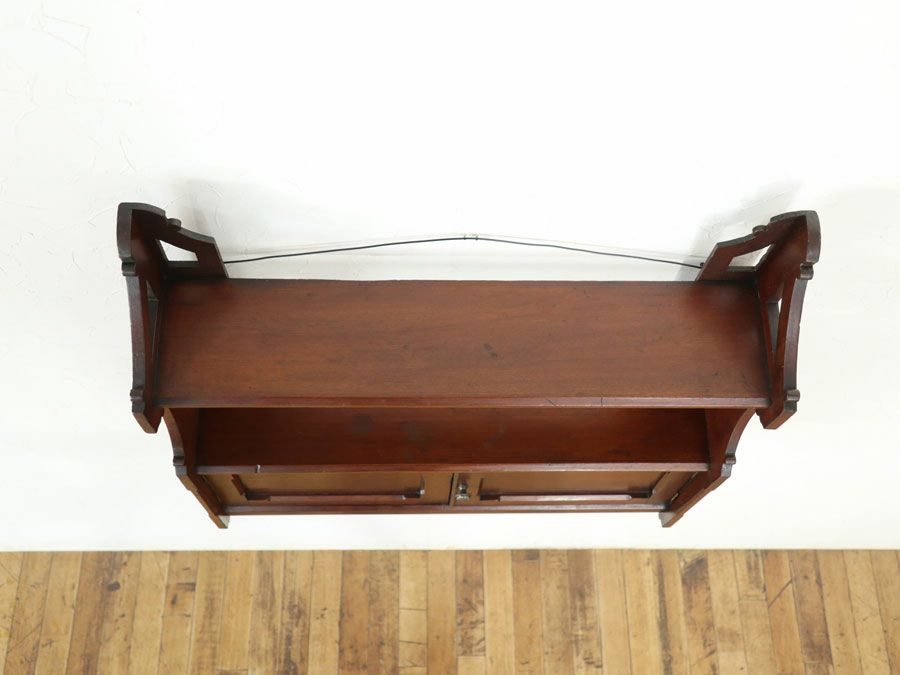 イギリスアンティーク ウォールシェルフ 59830