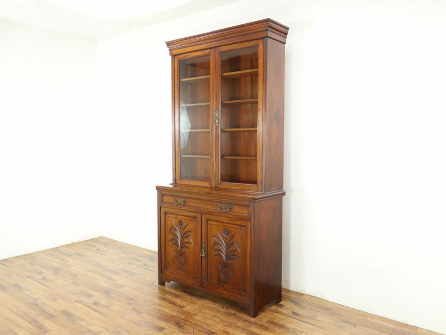 イギリスアンティーク家具キャビネット 59826