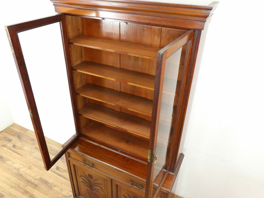 イギリスアンティーク家具キャビネット 59826