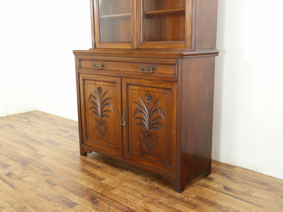 イギリスアンティーク家具キャビネット 59826