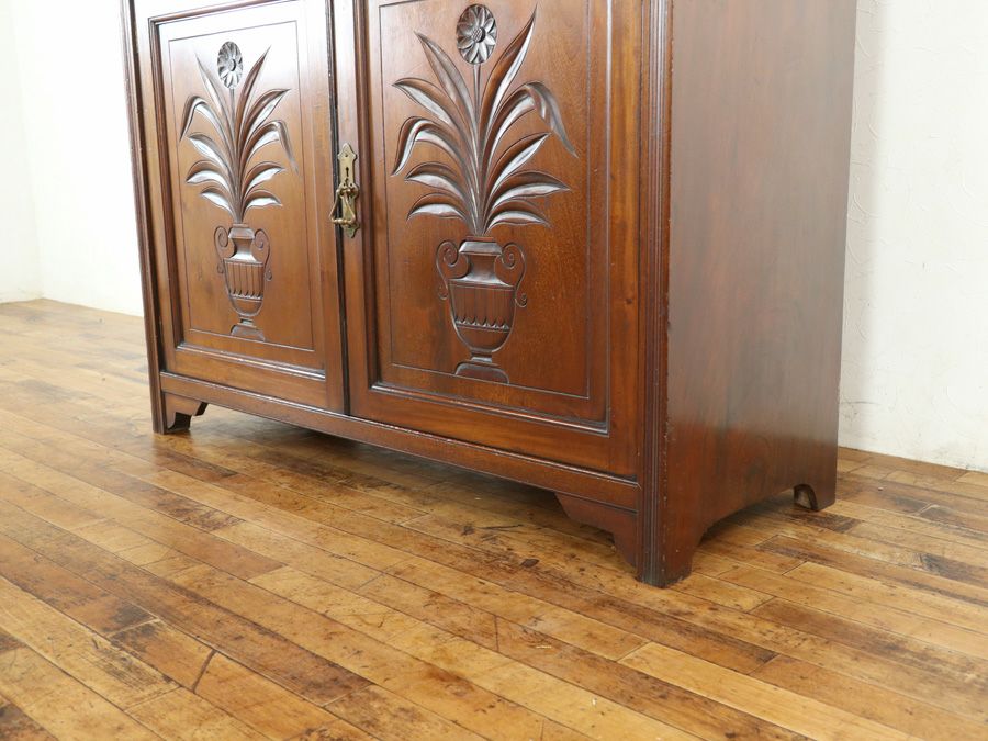 イギリスアンティーク家具キャビネット 59826