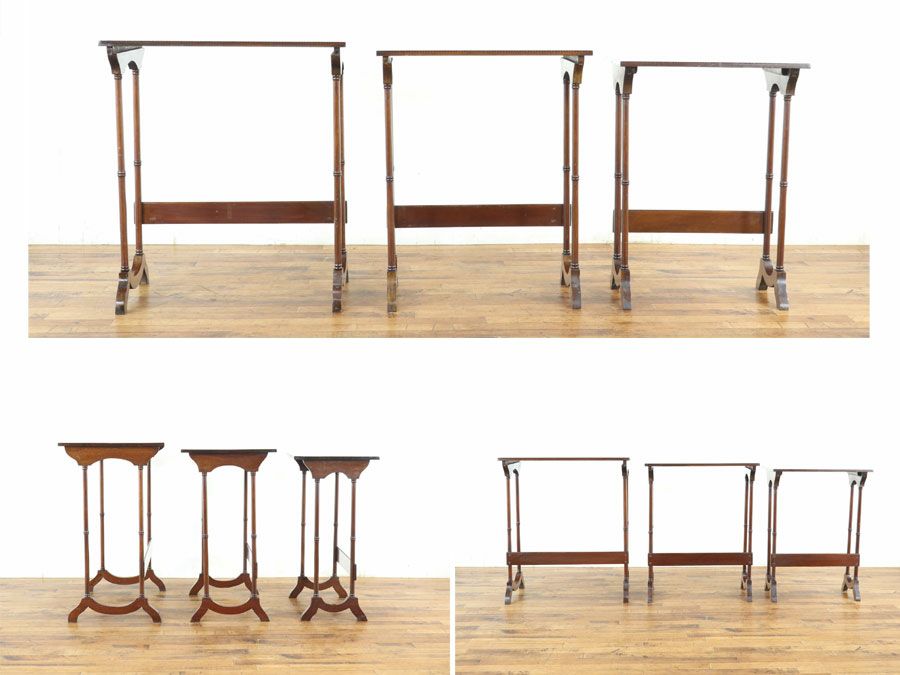 イギリスアンティーク家具ネストテーブル 59766