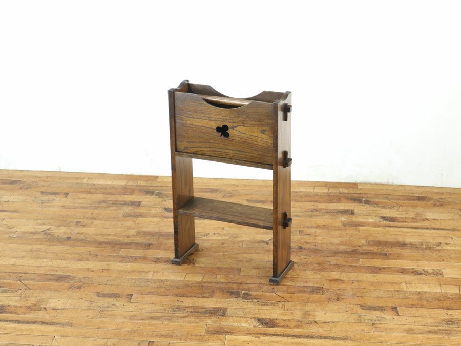 イギリスアンティーク家具マガジンラック 59828