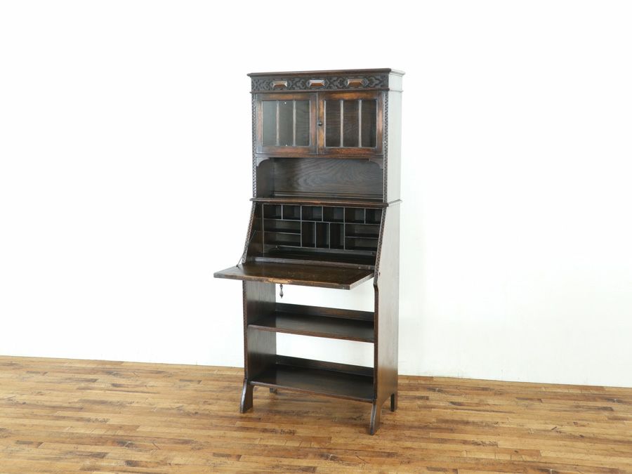 イギリスアンティーク ブックビューロー 59798