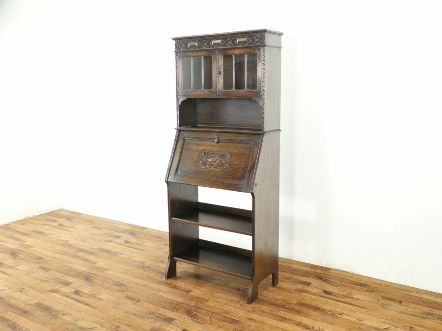 イギリスアンティーク ブックビューロー 59798