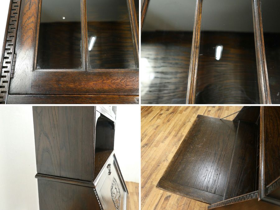 イギリスアンティーク ブックビューロー 59798