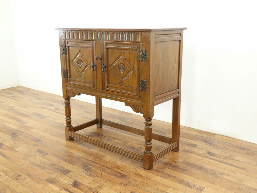 イギリスアンティークサイドキャビネット 59880