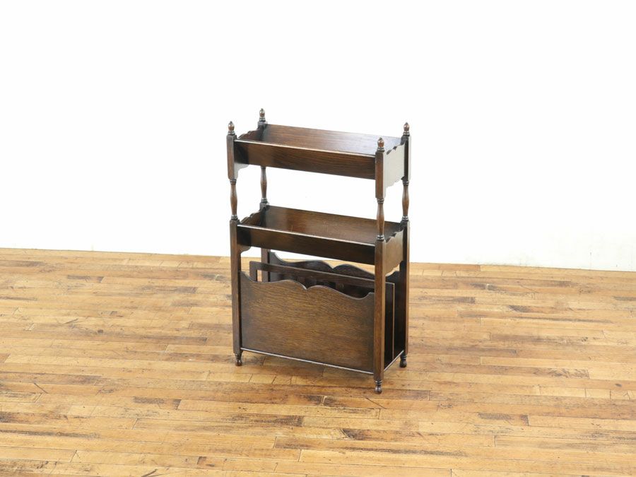 イギリスアンティーク家具マガジンラック 59853