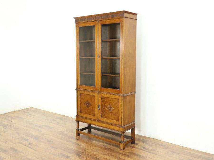 イギリスアンティーク家具ブックケース 59748