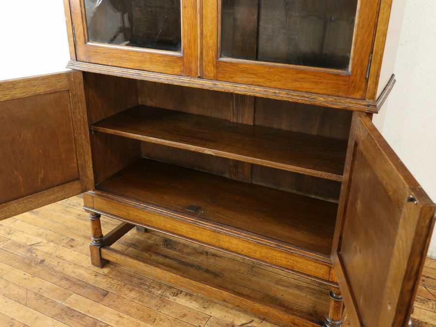 イギリスアンティーク家具ブックケース 59748