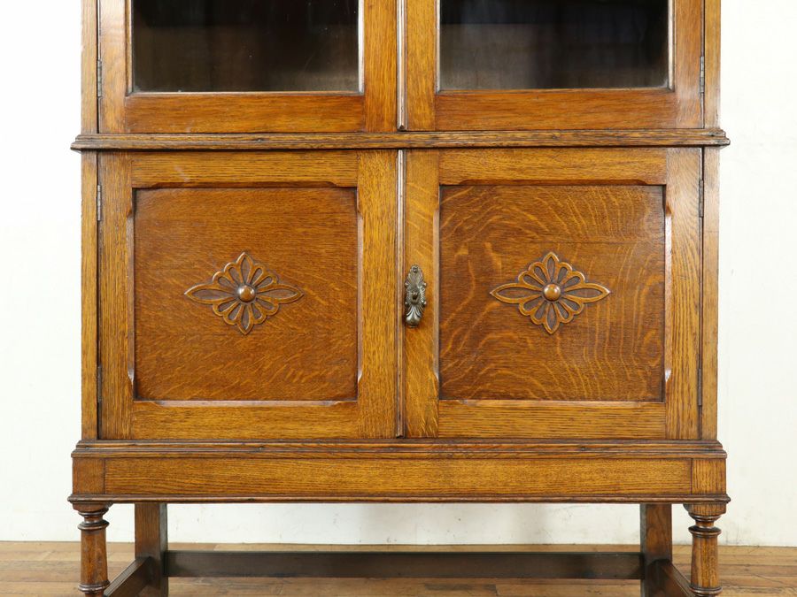 イギリスアンティーク家具ブックケース 59748