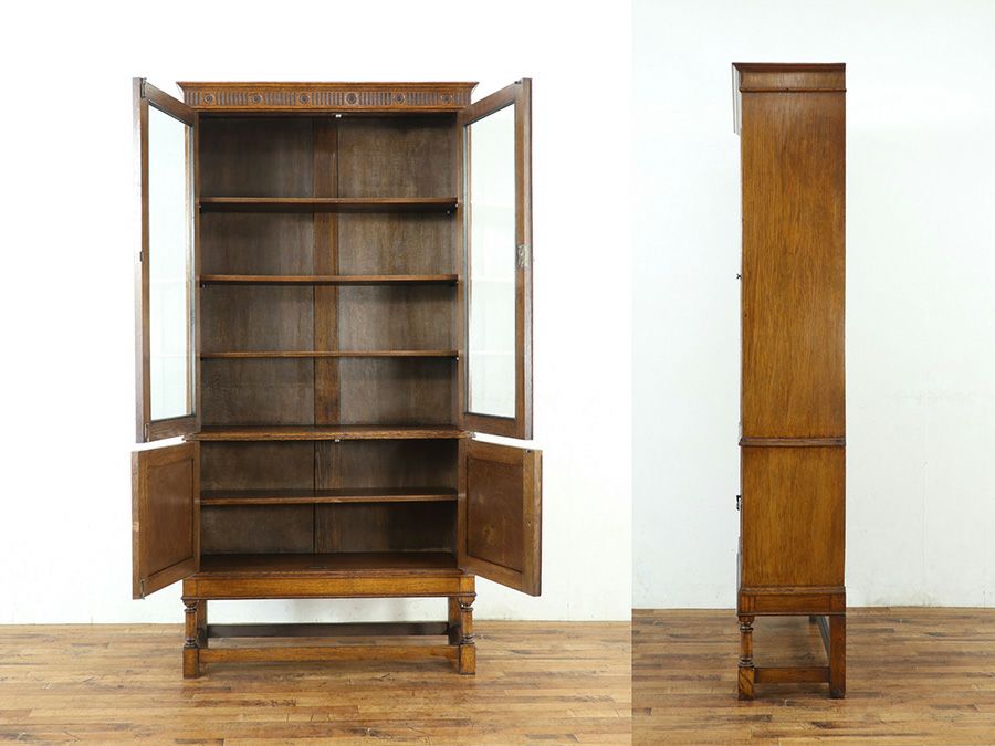 イギリスアンティーク家具ブックケース 59748