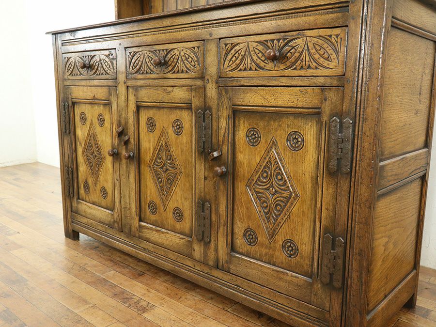 イギリスアンティーク家具カップボード 59862