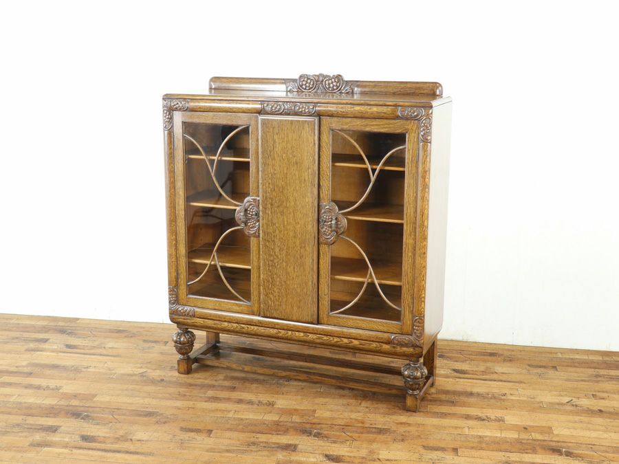 イギリスアンティーク家具ブックケース 59886