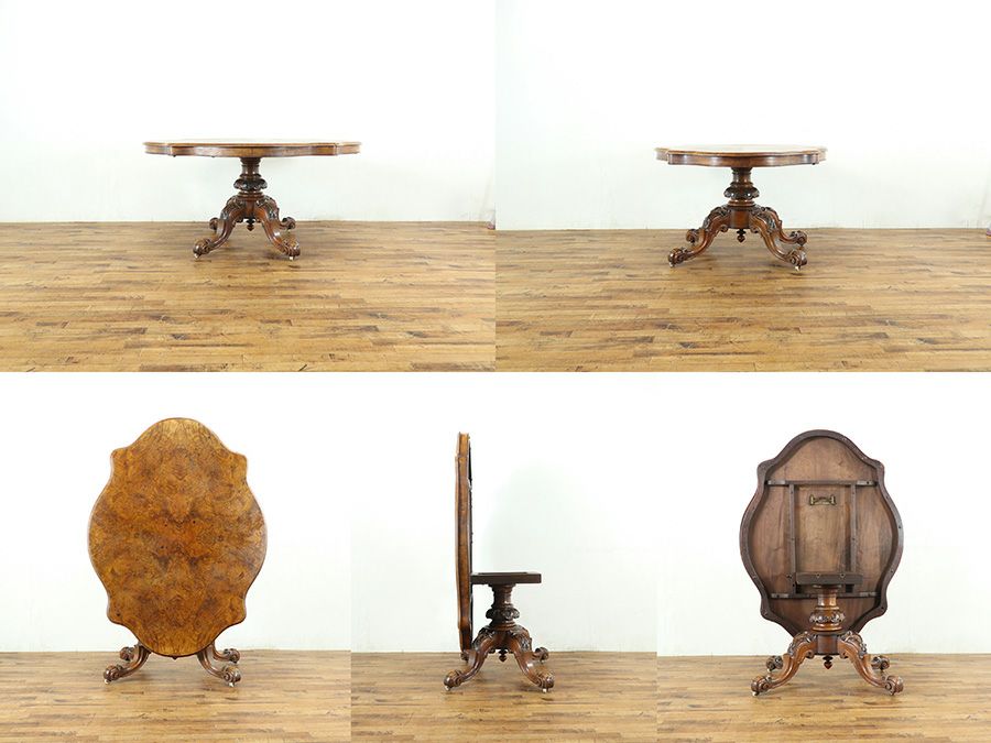 イギリスアンティーク家具ルーテーブル 59873