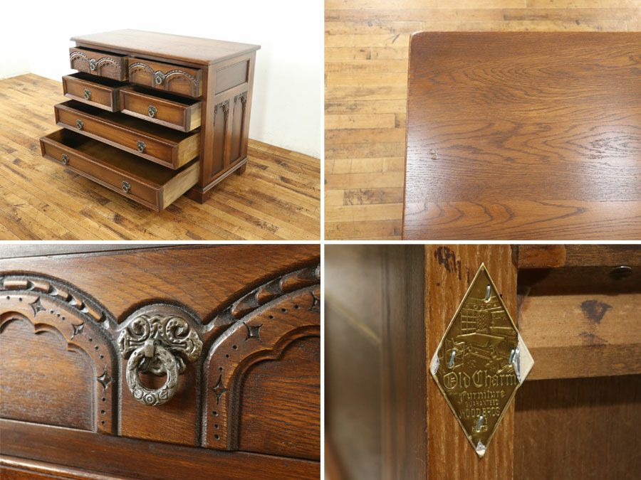 イギリスアンティーク家具チェスト 59901