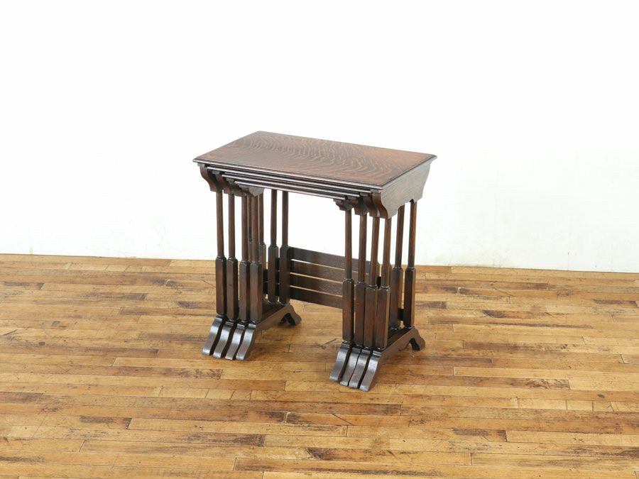 イギリスアンティーク家具ネストテーブル 59819