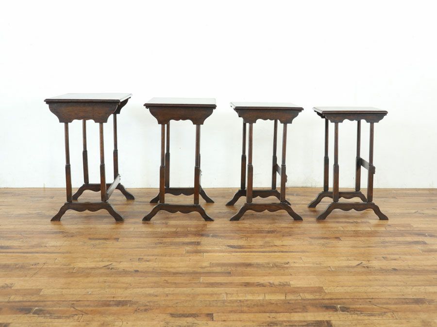 イギリスアンティーク家具ネストテーブル 59819