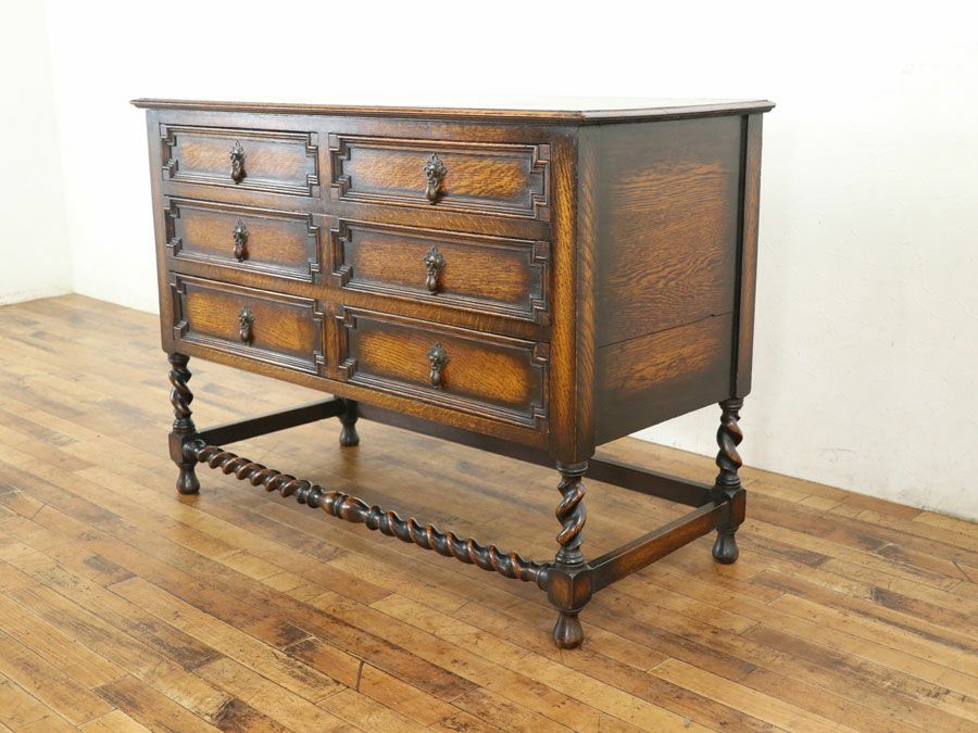 イギリスアンティーク家具チェスト 59874