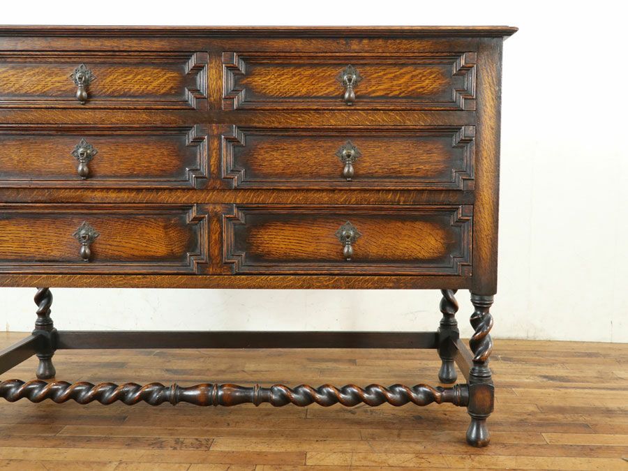 イギリスアンティーク家具チェスト 59874