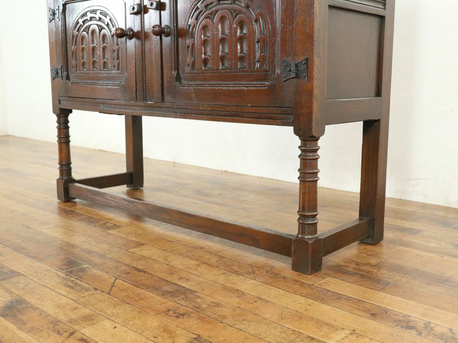 イギリスアンティーク家具キャビネット 59842