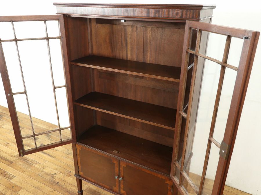 イギリスアンティーク家具ブックケース 59836