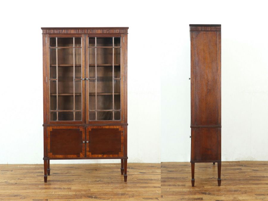 イギリスアンティーク家具ブックケース 59836