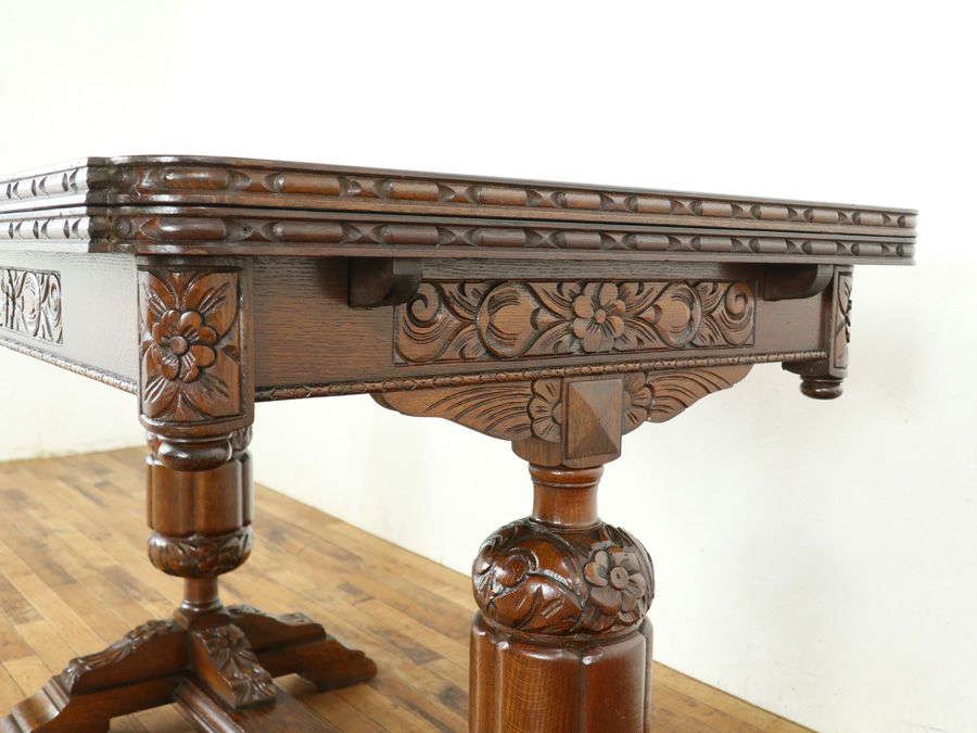 アンティーク テーブルチェア4脚セット 59833