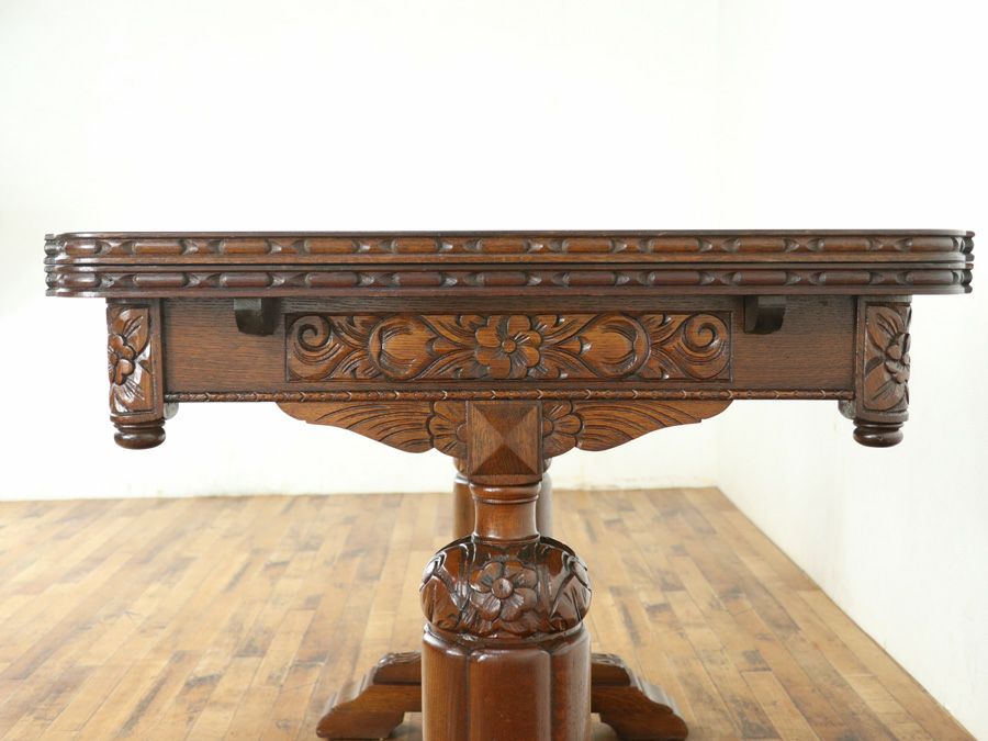 アンティーク テーブルチェア4脚セット 59833