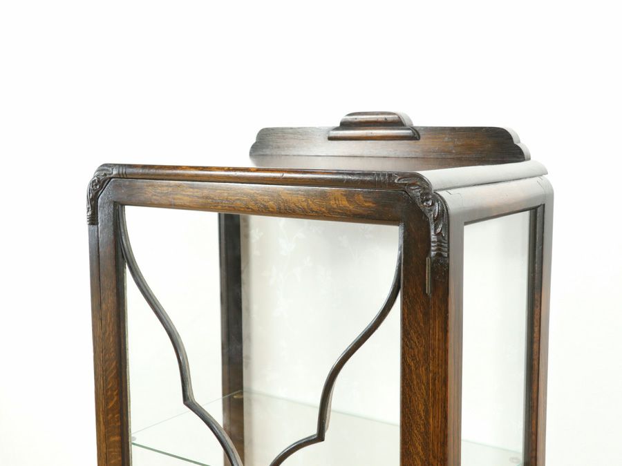 イギリスアンティーク張替済ショーケース 59652