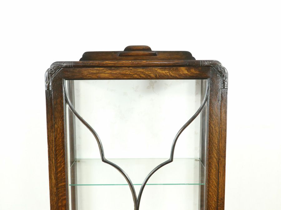 イギリスアンティーク張替済ショーケース 59652