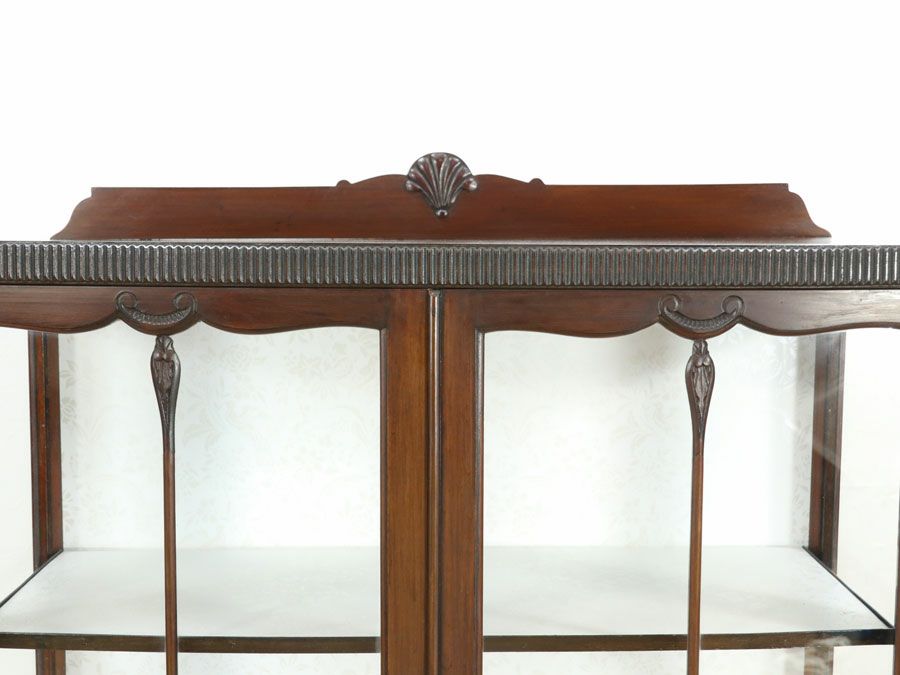 イギリスアンティーク張替済ショーケース 59522