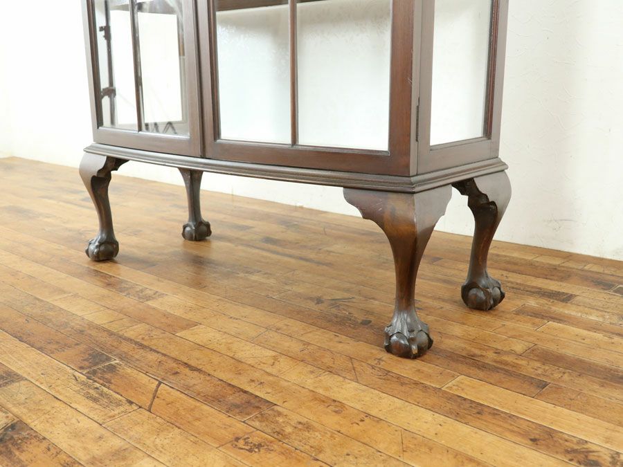 イギリスアンティーク張替済ショーケース 59522