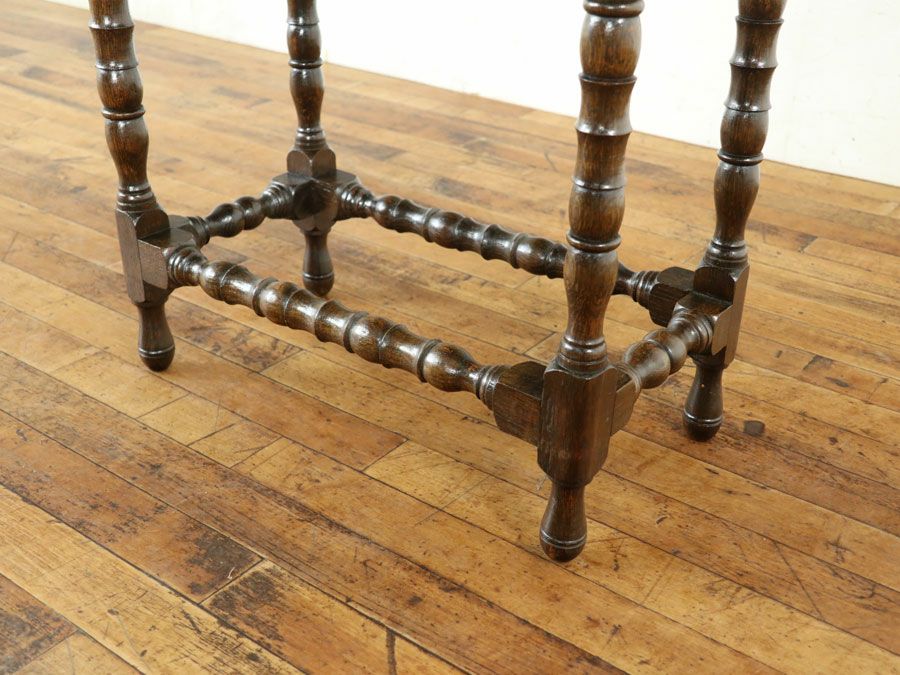 アンティーク 拡張式 サイドテーブル 59531