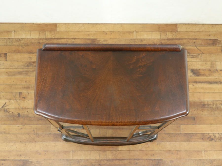 イギリスアンティーク張替済ショーケース 59682