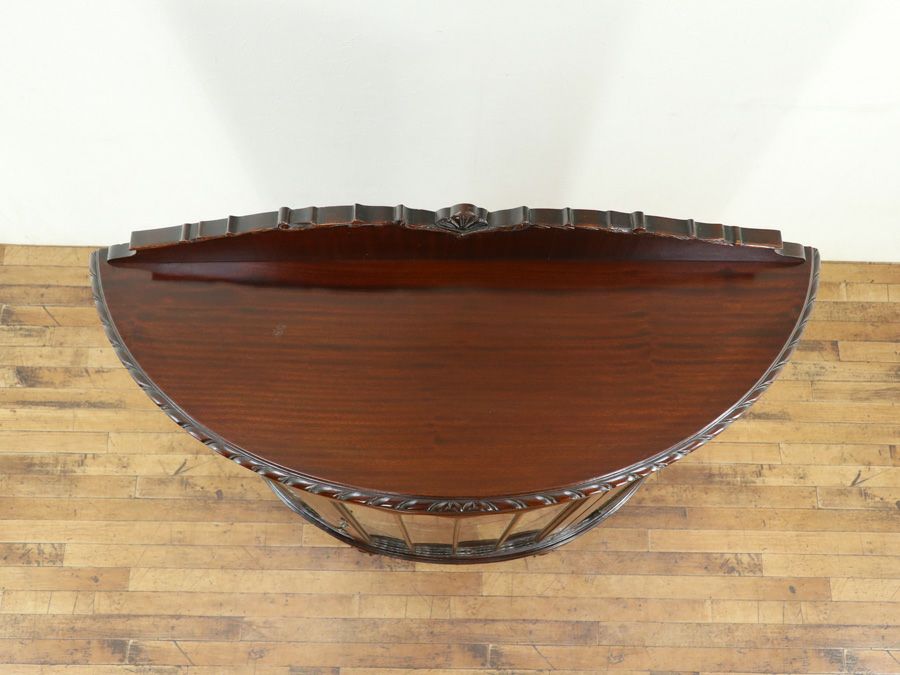 イギリスアンティーク張替済ショーケース 59893