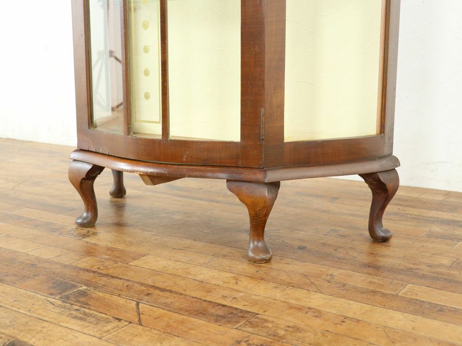 イギリスアンティーク張替済ショーケース 59640