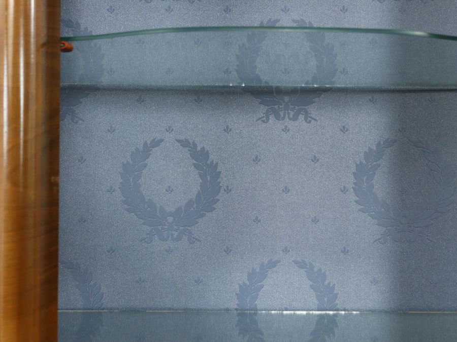 イギリスアンティーク張替済ショーケース 59621