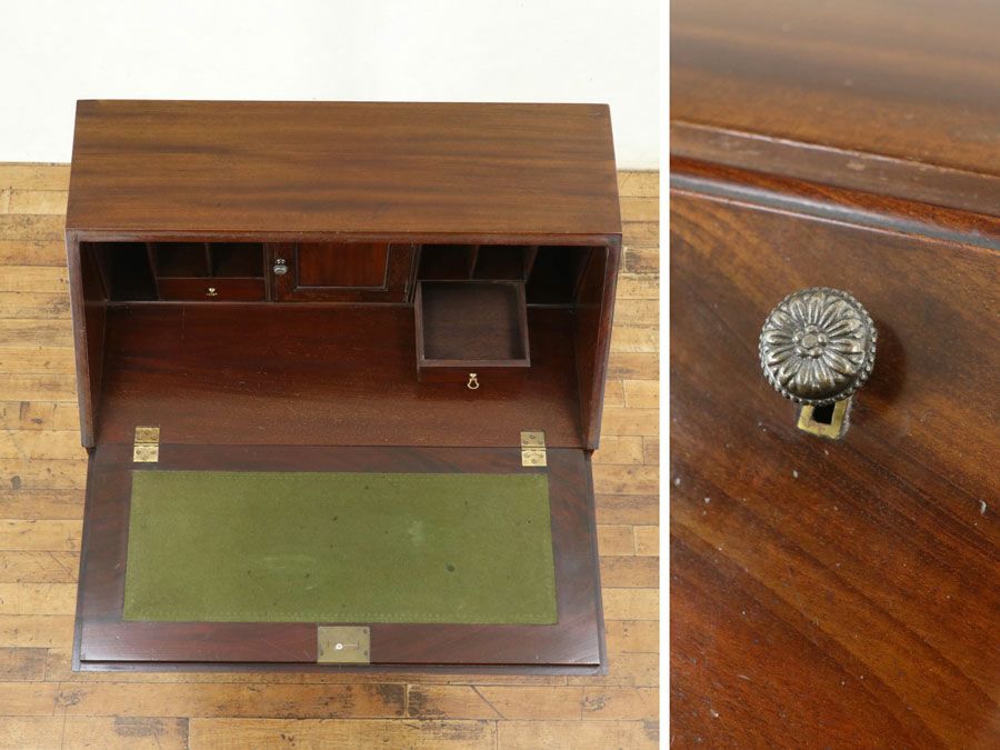 イギリスアンティーク家具ビューロー 80185